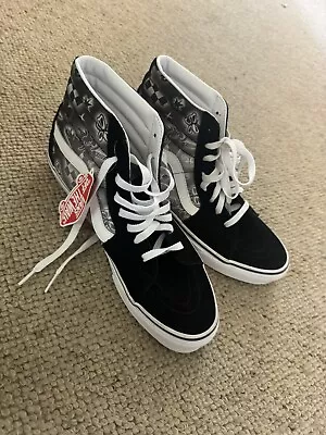 Vans Mens High Tops Sneakers Shoes Black Size 9 • $49