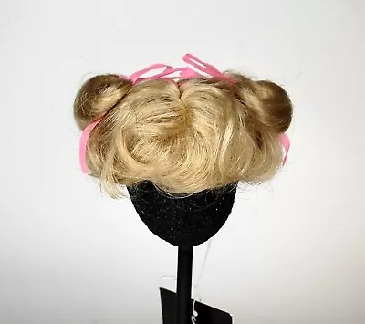 Doll Wig Dollspart 01068 Light Blonde Buns Size 8-9  Fits BJD 1/3 SD Wiggs • $9.99