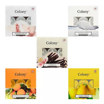 Wax Lyrical Colony Fragranced Tea Light Candles 9 Pack - Various • £6.99