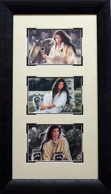 Maija Spring Fawn Framed Trilogy  14 X 24 • $59.95