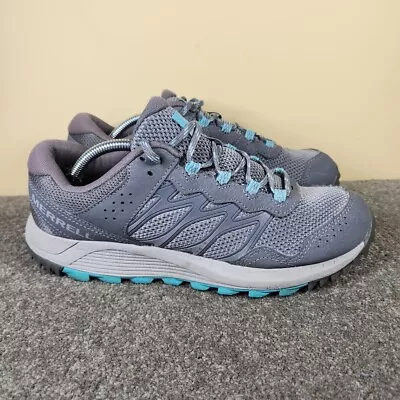 Merrell Wildwood Gray Hiking Shoes Woman's Size 9 Sneakers J066894 • $24.88