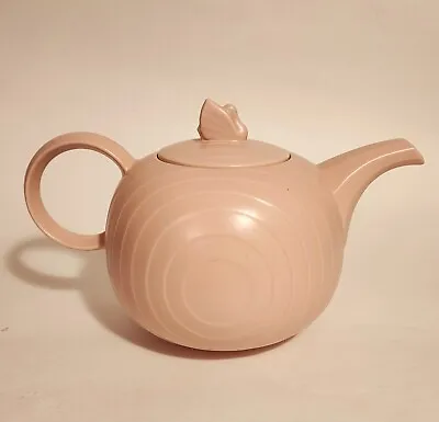 Hornsea England Matte Pink Lake Swan Tea Pot Or Coffee Server • £53.20