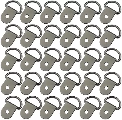 30 Pack Small Steel D-Ring Tie Downs D Rings Anchor Lashing Ring For L • $18.60