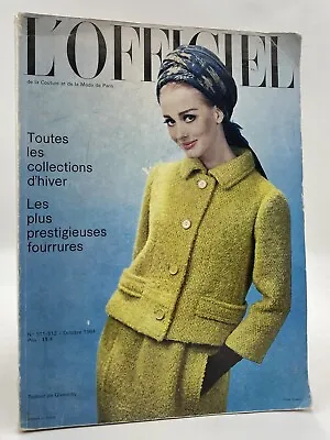 L'Officiel 511-512 October 1964 Le Couture Mode De Paris Givenchy Balenciaga • $75