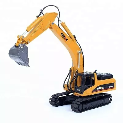 Huina Metal Excavator Digger 1:50 Alloy Engineering Construction Vehicle 1710 • £16.79