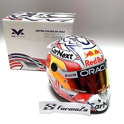 Max Verstappen Schuberth Helmet 1:2 US GP 2022 Redbull F1 World Champion • $599