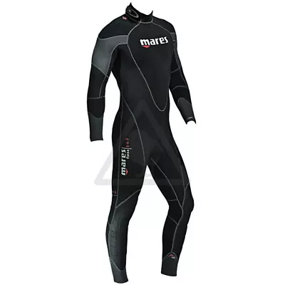 Mares Men Flexa 5.4.3 Full Wetsuit 5 4 3 Neoprene Scuba Diving Surfing Suits • $243.95