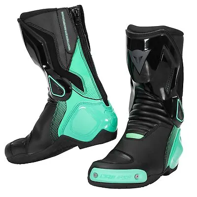 MF6209 Boots Motorcycle Racing Women DAINESE NEXUS 2 LADY Black / Water Green • $292.60