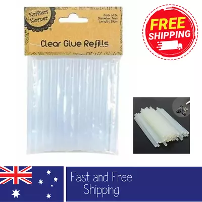 Krafters Korner Clear Glue Refills - Pack 24 7mm X 10cm • $9.95