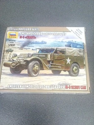 £0.99 • Buy Zvezda American Armoured Personel Carrier 1/100 Scale  Sealed