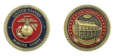 Challenge Coin U.S. MARINE CORPS TUN TAVERN CHALLENGE COIN • $17