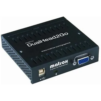 Matrox Dual Head 2 Go ROHS Compliant USB Powered D2G-A2A-IF • $160.22