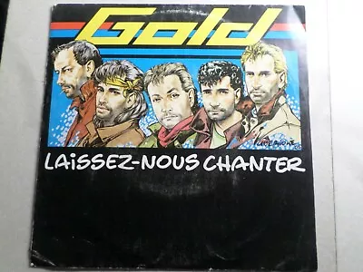 Gold 45 RPM Laissez Nous Chanter Vinyl 7   Vintage • $11.39