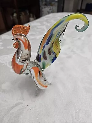 Murano Rooster Art Glass • $20