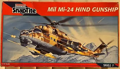 NEW Monogram Snap Tite Mil Mi-24 Hind Gunship Model Kit 1/72 • $25