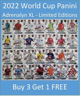$27.89 • Buy 2022 FIFA World Cup Panini Adrenalyn XL Football Cards - Limited Edition Cards