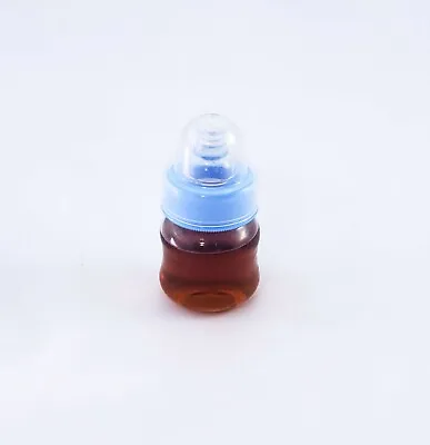 £7.78 • Buy 2 Ounce Blue Preemie Sealed Reborn Baby Formula Bottle W/NO HOLE NIPPLE