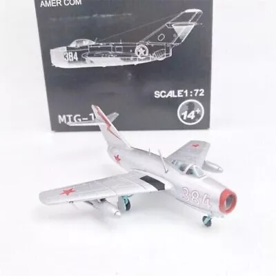 AMER COM Soviet Air Force MiG-15 Fagot Fighter 1/72 Diecast Aircraft Jet Model • $46.63