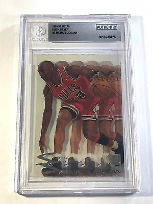 Michael Jordan 1995 Fleer Metal #3 Slick Silver Acetate Insert Bulls Nba Mj • $200