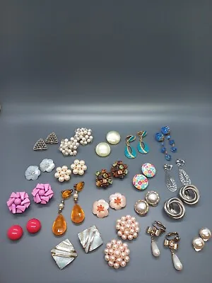 £6 • Buy Selection Of Vintage Clip-on Earrings 60's, 70's, 80's, 90's