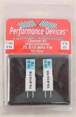 Hitec Single Conversion 75Mhz FM Crystal Set-Channel 81 • $7.74