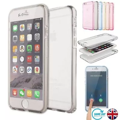 Clear Gel Transparent Case Full Coverage Front & Back For IPhone 14 Pro Max13 7 • £4.45