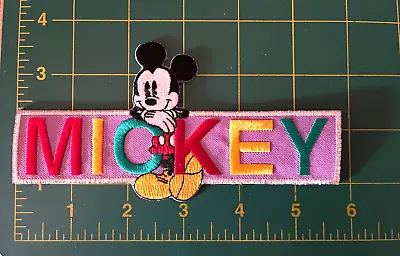 Mickey Mouse Patch Mickey Mouse Iron On Patch Disney Patch Mickey Mouse 5.75  • $12.95