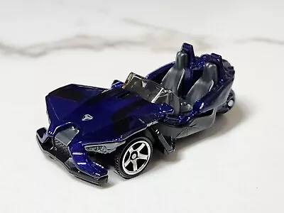 2023 Matchbox Blue Polaris Slingshot Trike 1:64 Collectible Motorcycle  • $7.99