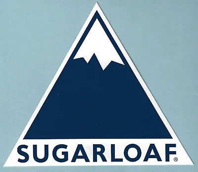 NEW SUGARLOAF MAINE SKI AREA RESORT MOUNTAIN SNOWBOARD STICKER DECAL 6 X 6 X 6  • $3.75