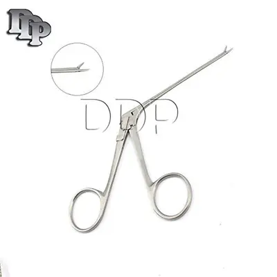 1 Pc Micro Alligator Forceps 3.25  Shaft Serrated Jaws 0.8Mm Wide DS-1393 • $19.99