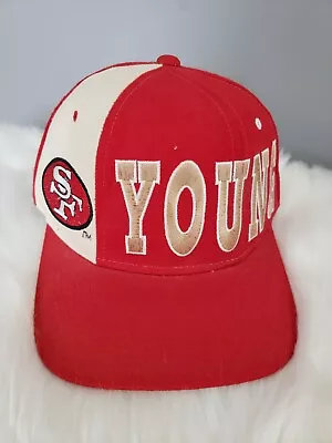 Vintage Starter ProLine San Francisco 49ers Steve Young Snap Back Hat WOOL  • $44