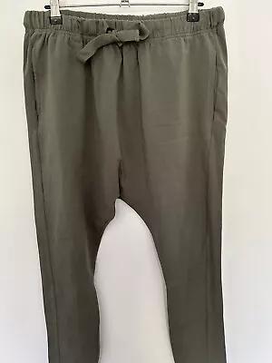 Decjuba LUXE Khaki Drop Crutch Pants Medium • $10