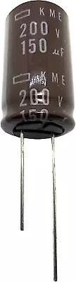 150uF 200v Electrolytic Capacitor KME Radial Nippon Chemi-Con Pack Qty 13 Or 5 • £2.25