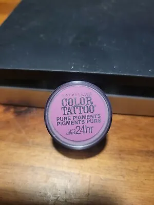MAYBELLINE Color Tattoo Pure Pigments Eyeshadow 20 PINK REBEL SEALED!  • $2