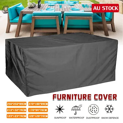 $13.59 • Buy Waterproof Outdoor Furniture Cover Garden Patio Rain UV Table Protector Sofa AU