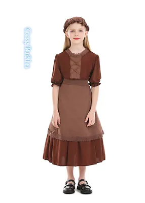 SN-E3-2 Victorian Maid Old Lady Grandma Girl Classic Village Book Week Costume • $35.64