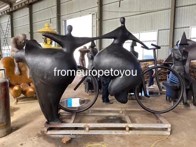 $35000 • Buy Monumental Bronze Botero Like Bicycle Statue   - Jx90