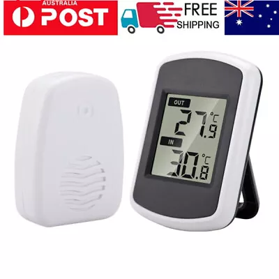 Freezer Fridge LCD Digital Wireless Indoor/Outdoor Thermometer Temperature Meter • $19.99