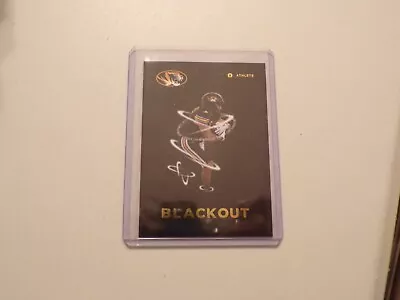 Missouri Tigers Cody Schrader 2023 Onit Football Blackout Rookie Rc Card • $29.99