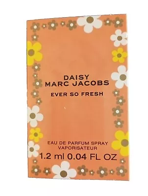 Marc Jacobs Daisy Ever So Fresh Eau De Parfum Spray Sample 1.2ml NEW + ORIGINAL • £3.19