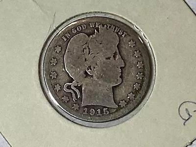 1915 U S Barber Quarter • $4.03