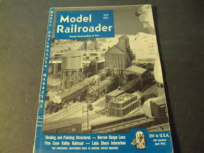 Model Railroader Apr 1952 Shading And Painting Structures ID:66123 • $10