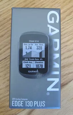 Garmin Edge 130 Plus Compact 1.8  GPS Bike Computer With Training Features Black • $185