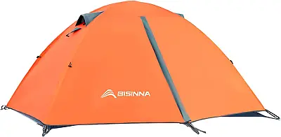 2/4 Person Camping Tent Lightweight Backpacking Tent Waterproof Windproof Two Do • $87.92