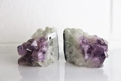 £59.95 • Buy AMB6) Small Amethyst Crystal Bookends