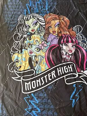 Monster High Comforter Twin Bedding 64 X84   Blanket Reversible VTG • $45