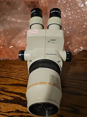 OLYMPUS SZ60 Microscope W/20x Objective Camera Adapter With Camera Mount • $425