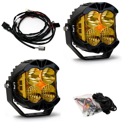 Baja Designs® LP4 Pro LED Fog Lights Pair Amber Driving/Combo W/ Harness 297813 • $875.95