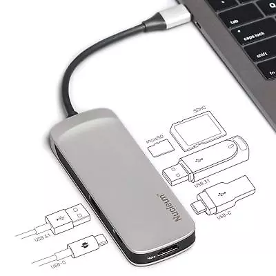 Kingston Nucleum USB Type-C Hub Adapter Converter To HDMI USB 3.1 SD Micro SD • $49.99