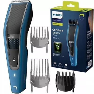 Philips Series 5000 0.5-28mm Hair Clipper   Beard Comb Cordless Dual Cut Trimmer • $138.80